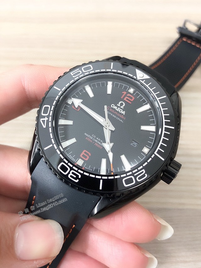 歐米茄高端手錶 OMEGA複刻海馬海洋宇宙600米三針男士腕表  gjs1960